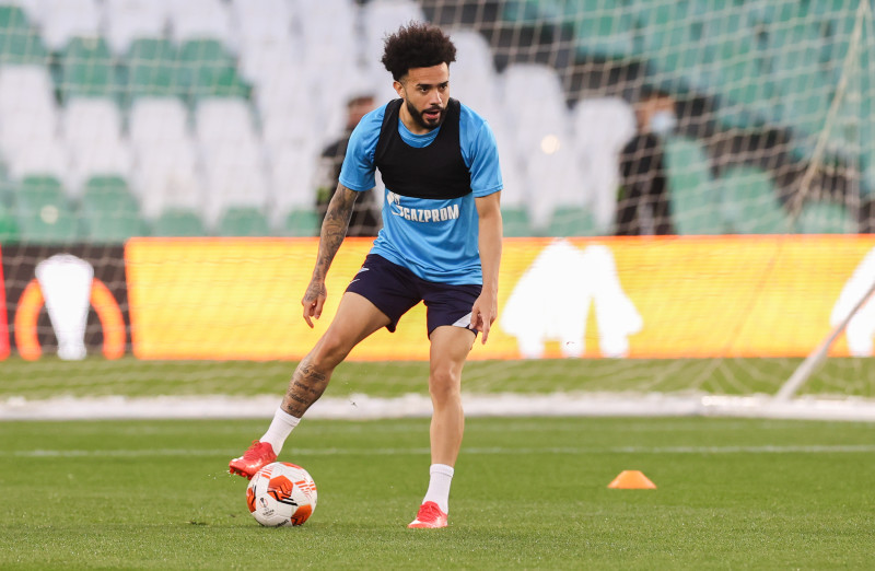 Открытая тренировка «Зенита» перед ответным матчем с «Бетисом»