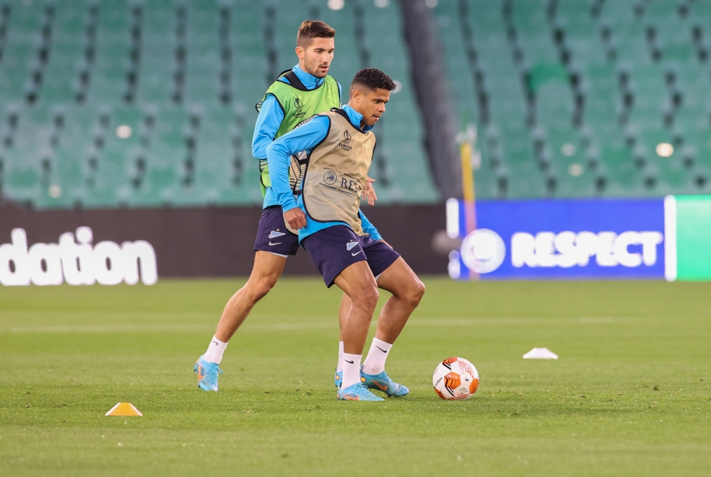 Открытая тренировка «Зенита» перед ответным матчем с «Бетисом»