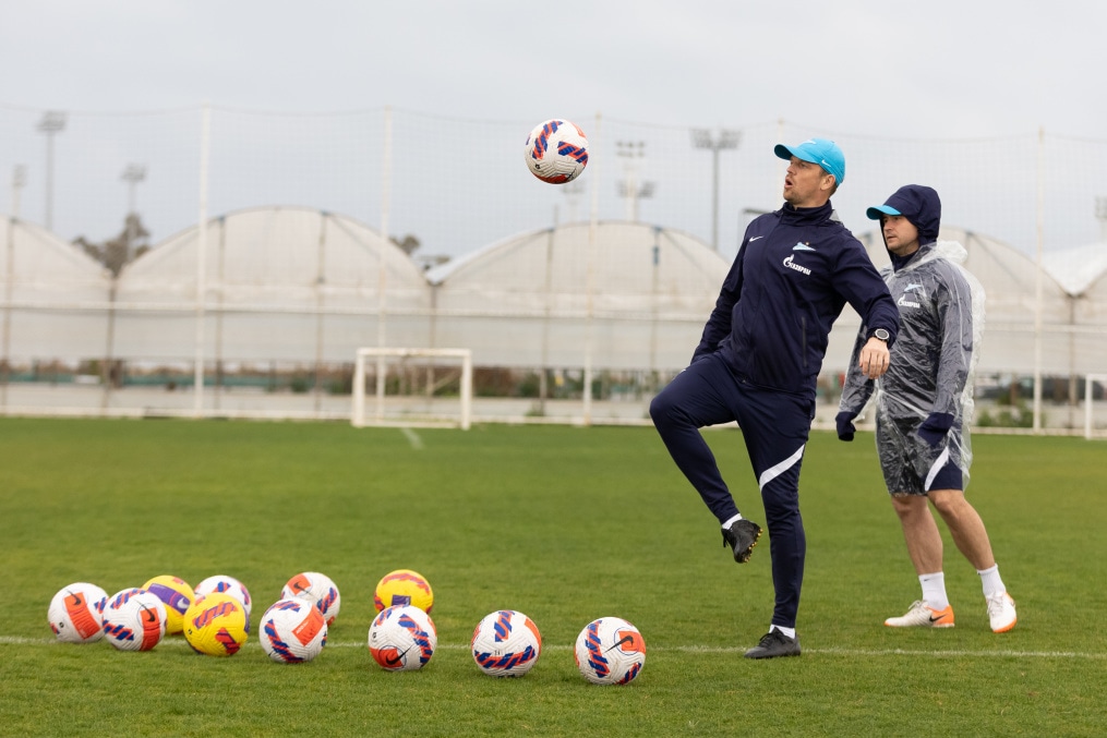 «Газпром»-тренировочные сборы «Зенита»-м в Турции: 24 февраля, утренняя тренировка