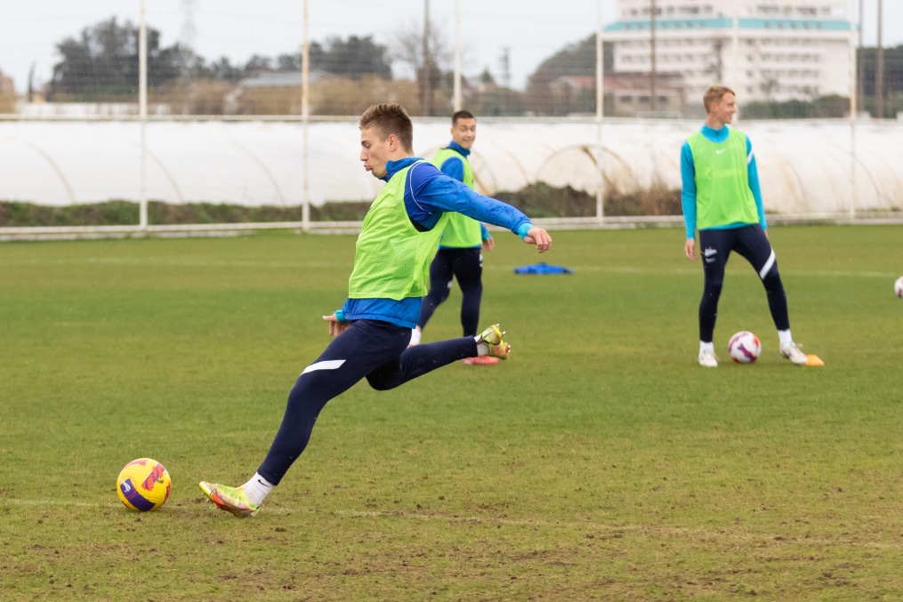 «Газпром»-тренировочные сборы «Зенита»-м в Турции: 24 февраля, утренняя тренировка