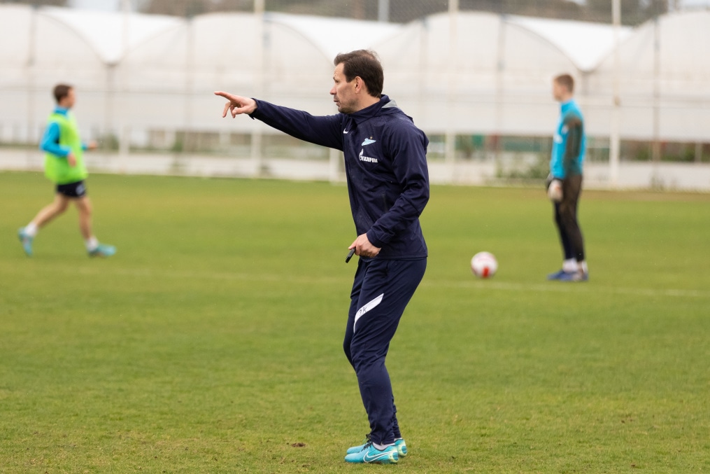 «Газпром»-тренировочные сборы «Зенита»-м в Турции: 24 февраля, утренняя тренировка