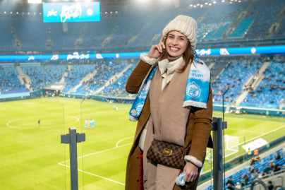 Болельщики на матче Зенит — Камаз