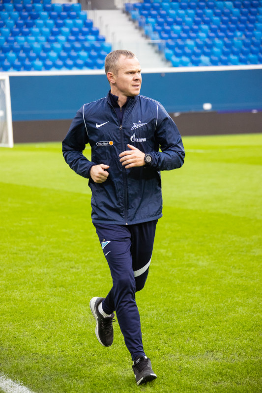 Тренировка «Зенита» перед матчем с «Уфой»