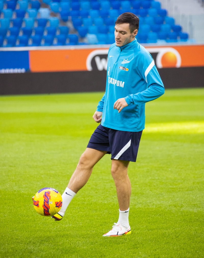 Тренировка «Зенита» перед матчем с «Уфой»