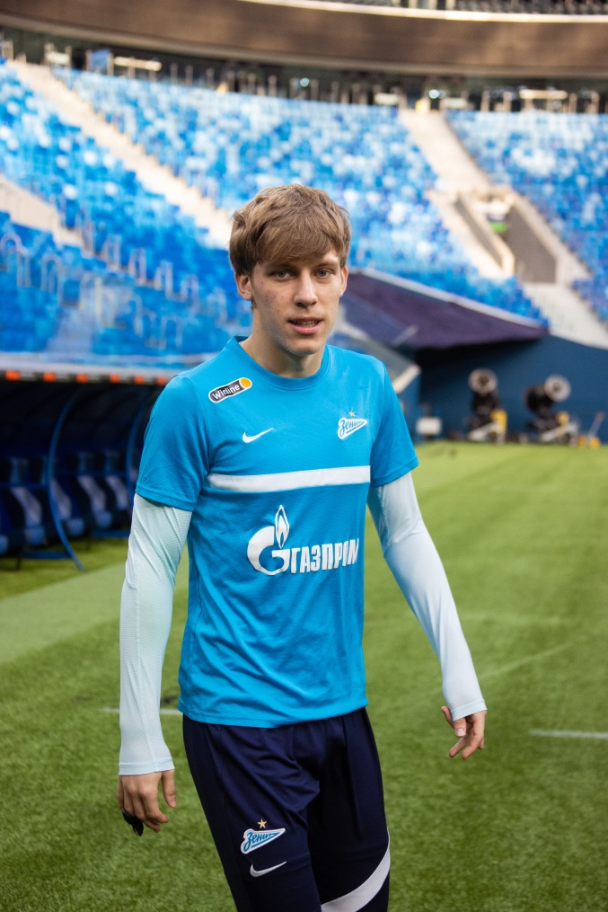 Тренировка «Зенита» перед матчем с «Уфой»