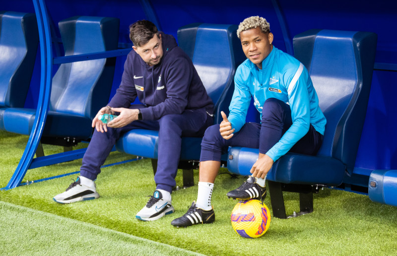 Тренировка «Зенита» перед матчем с «Уфой»