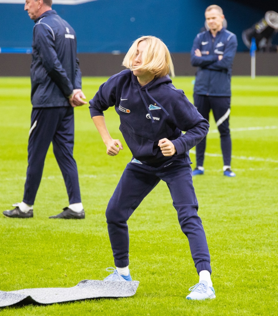 Тренировка «Зенита» перед матчем с «Уфой»