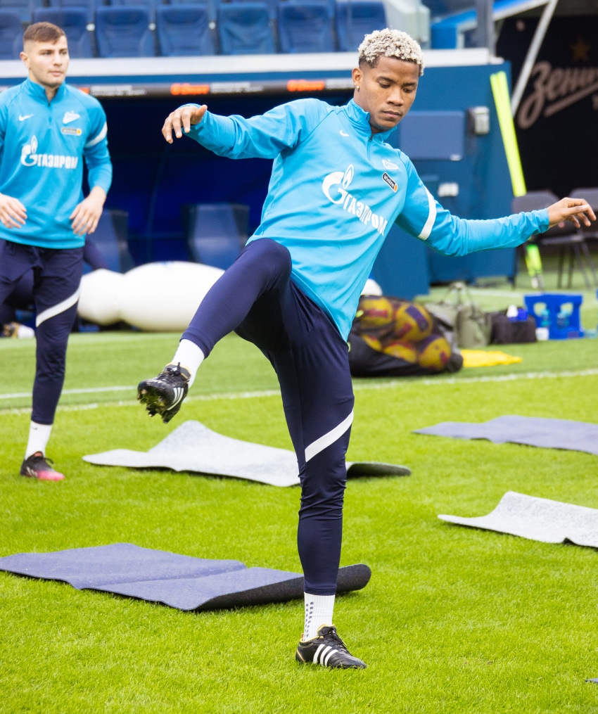 Тренировка «Зенита» перед матчем с «Уфой»