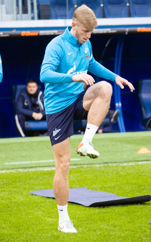 Тренировка «Зенита» перед матчем с «Уфой»