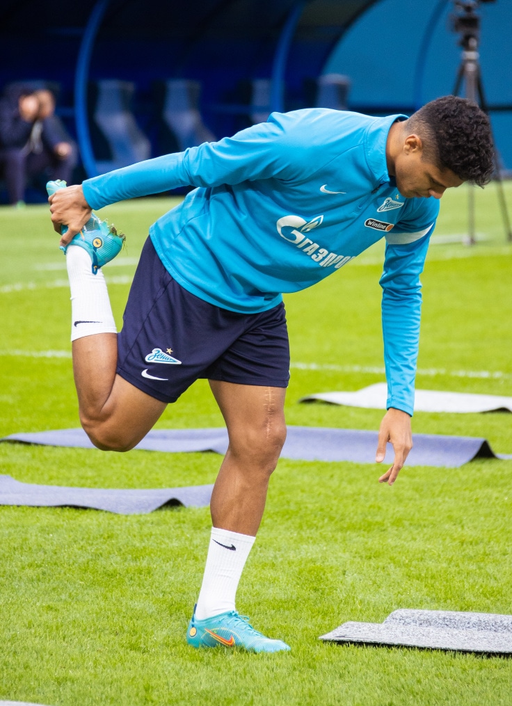 Тренировка «Зенита» перед матчем с «Уфой»