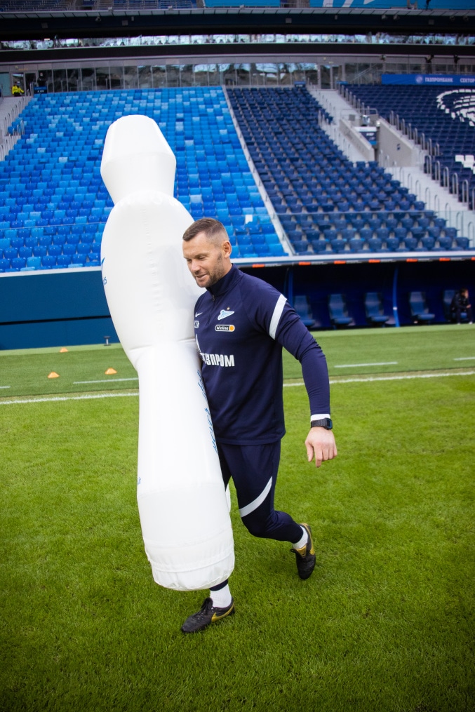 Тренировка «Зенита» перед матчем с «Уфой»