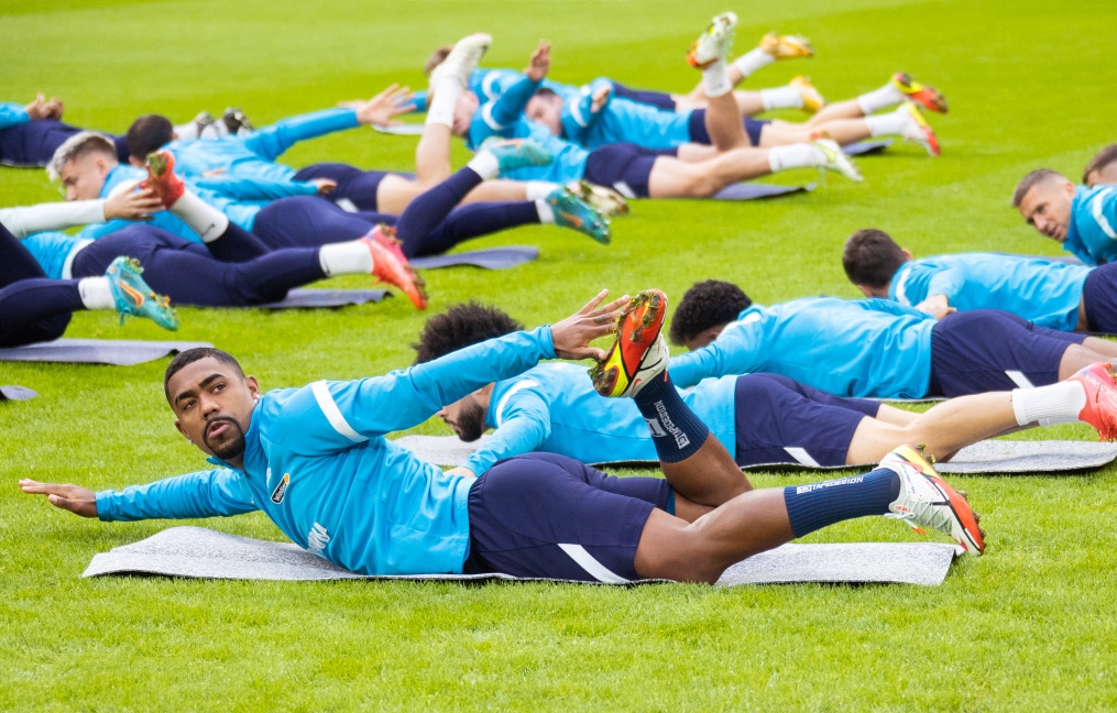 Тренировка «Зенита» перед матчем с «Уфой»