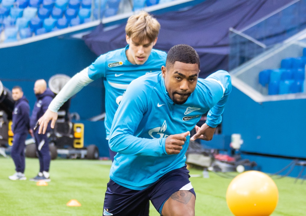 Тренировка «Зенита» перед матчем с «Уфой»