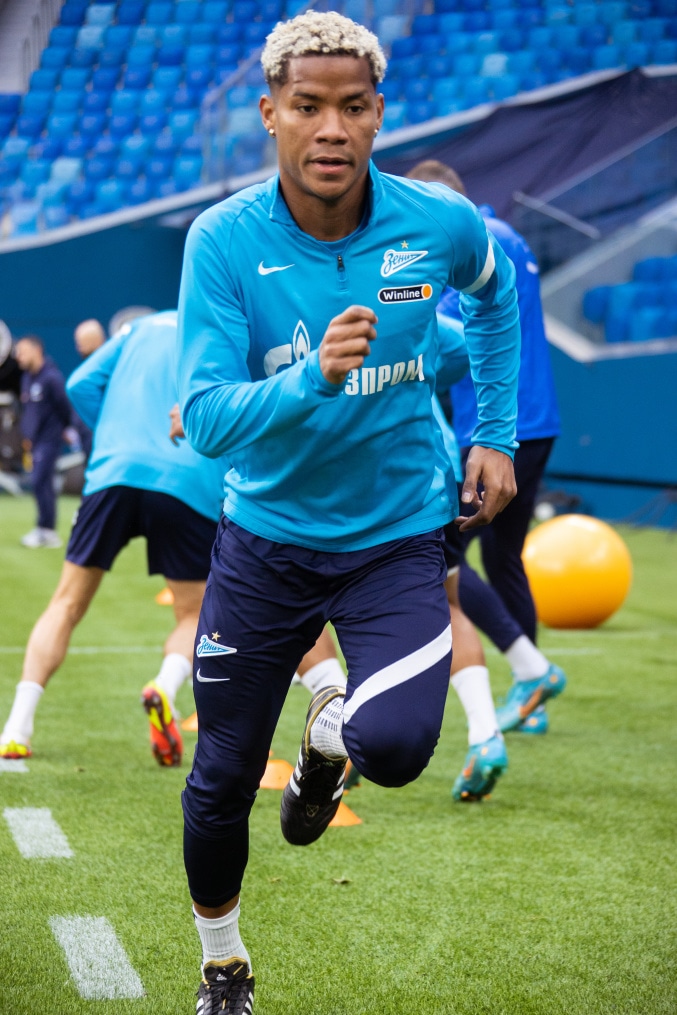 Тренировка «Зенита» перед матчем с «Уфой»