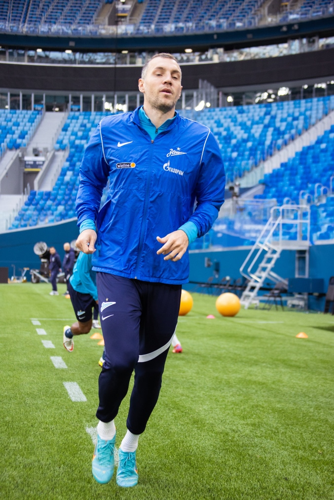 Тренировка «Зенита» перед матчем с «Уфой»