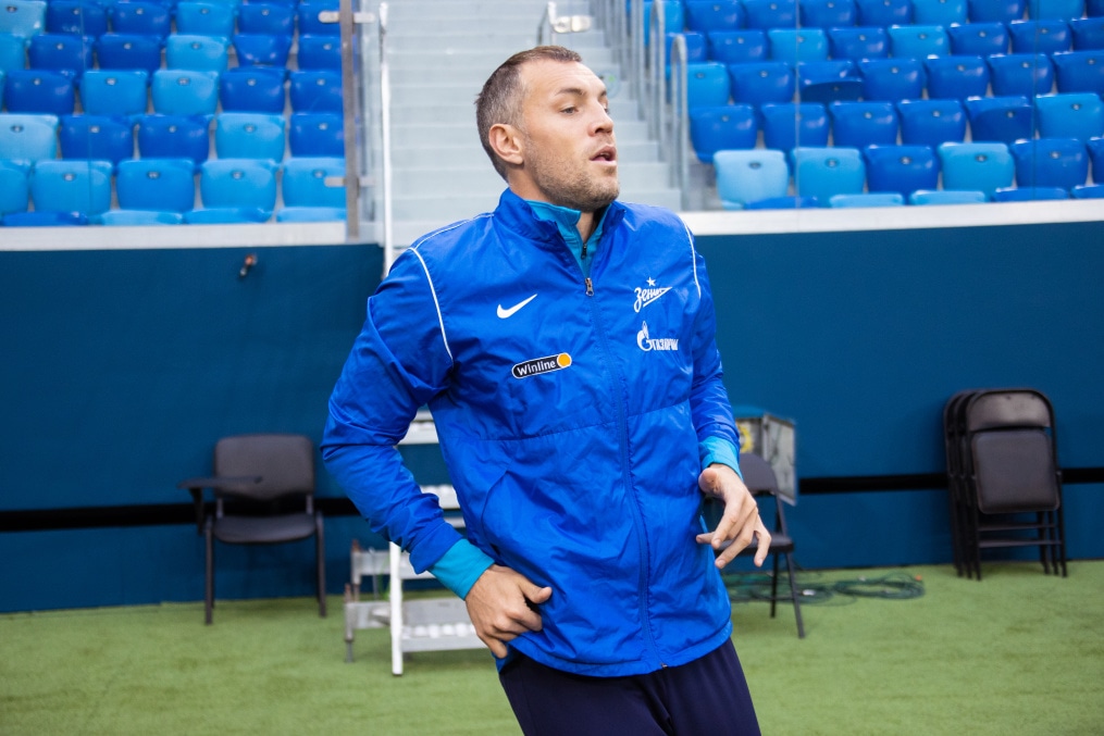 Тренировка «Зенита» перед матчем с «Уфой»