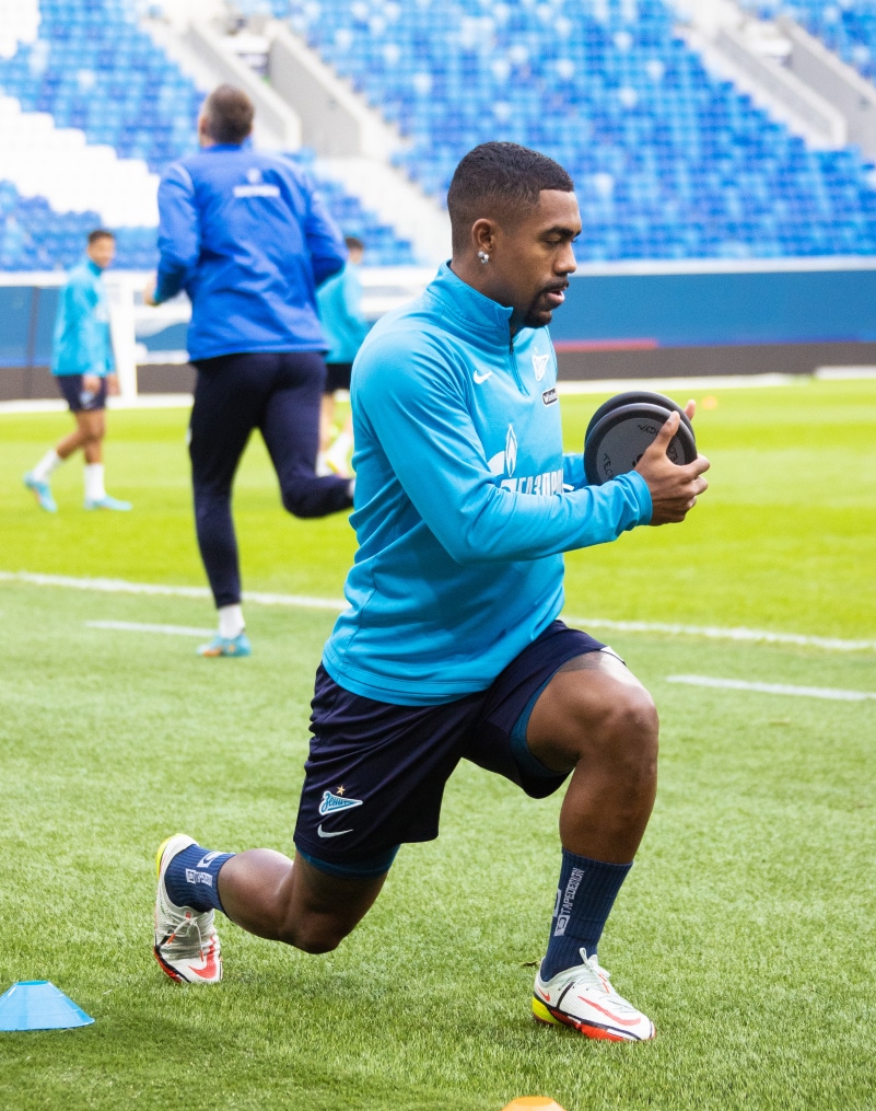 Тренировка «Зенита» перед матчем с «Уфой»