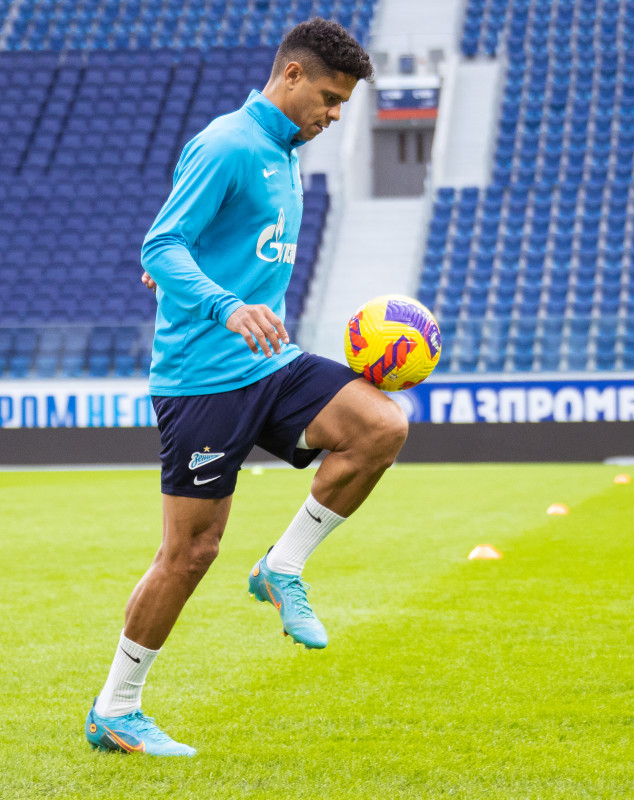 Тренировка «Зенита» перед матчем с «Уфой»