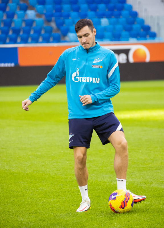 Тренировка «Зенита» перед матчем с «Уфой»