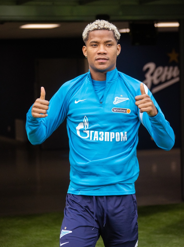 Тренировка «Зенита» перед матчем с «Уфой»