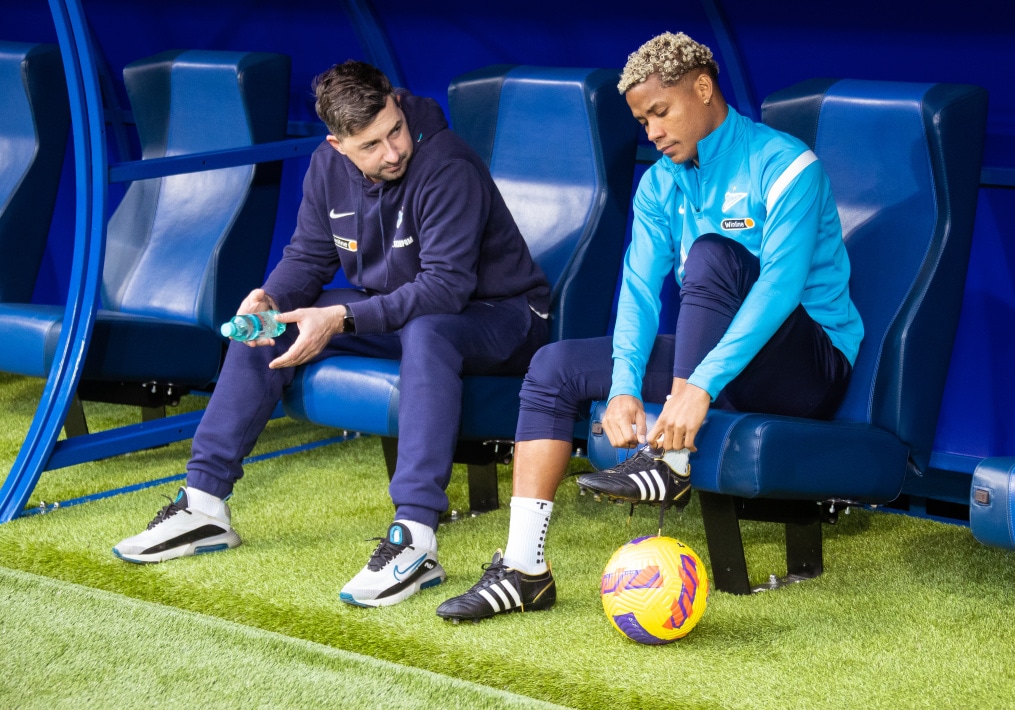 Тренировка «Зенита» перед матчем с «Уфой»