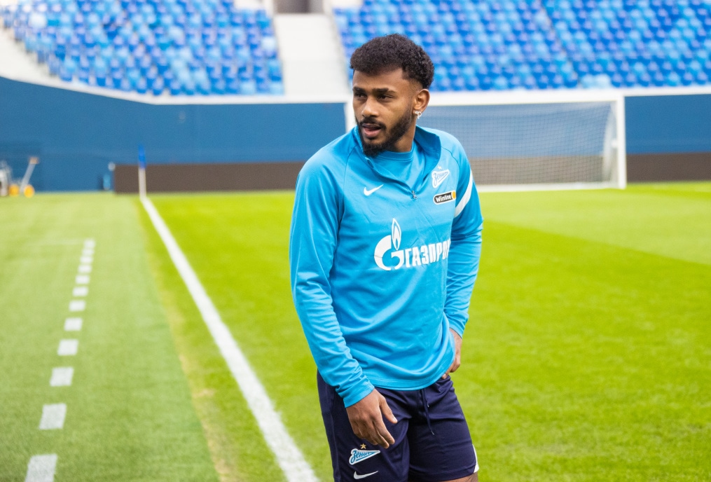 Тренировка «Зенита» перед матчем с «Уфой»