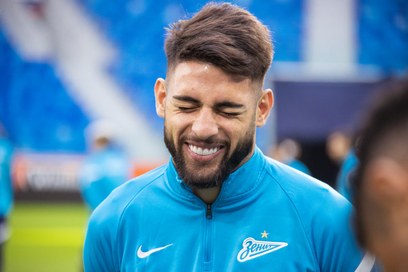 Тренировка «Зенита» перед матчем с «Уфой»