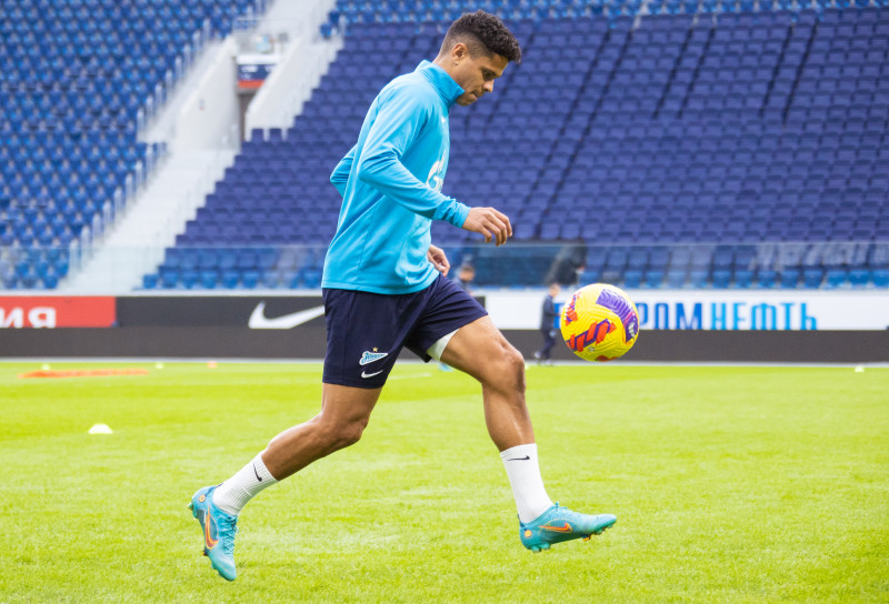 Тренировка «Зенита» перед матчем с «Уфой»