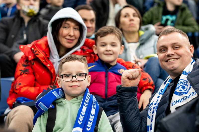 Болельщики на матче «Зенит» — «Уфа»