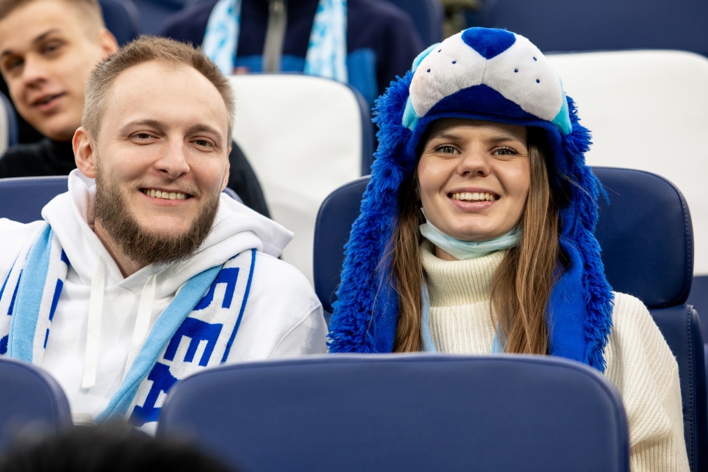 Болельщики на матче «Зенит» — «Уфа»