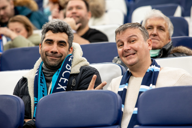 Болельщики на матче «Зенит» — «Уфа»