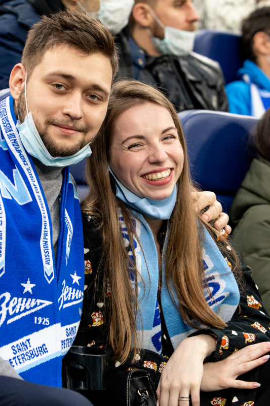 Болельщики на матче «Зенит» — «Уфа»