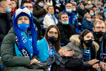 Болельщики на матче «Зенит» — «Уфа»