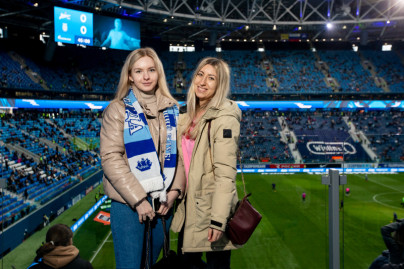 Болельщики на матче «Зенит» — «Уфа»