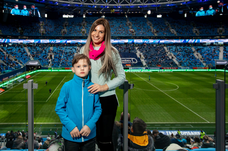 Болельщики на матче «Зенит» — «Уфа»