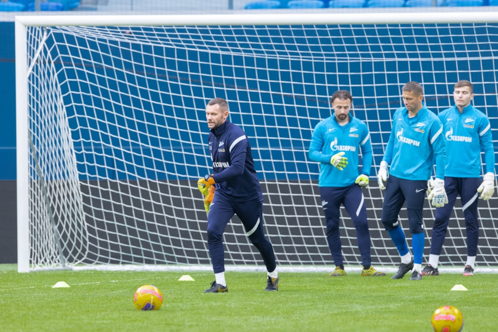 Открытая тренировка «Зенита» перед матчем с «Арсеналом»