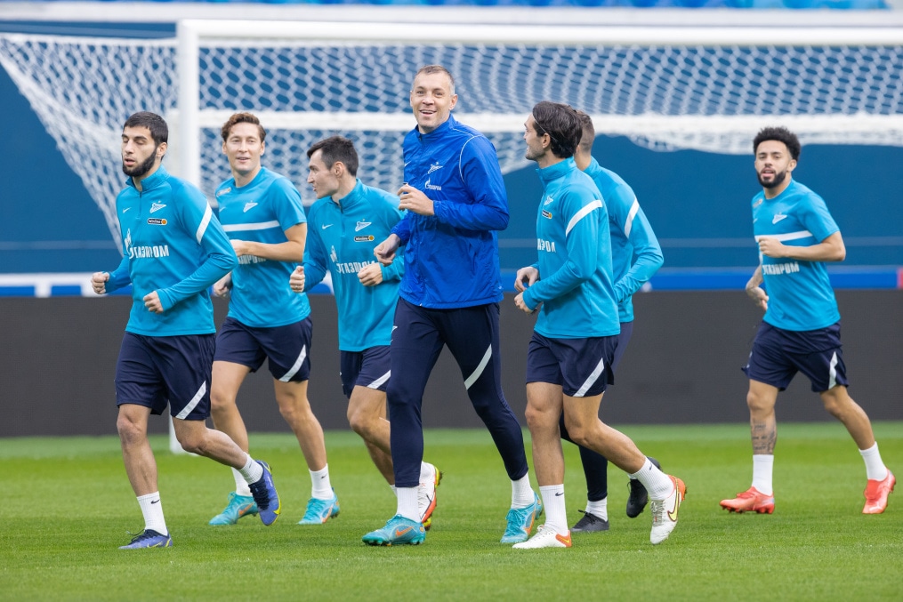 Открытая тренировка «Зенита» перед матчем с «Арсеналом»