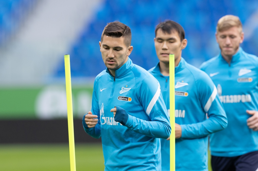 Открытая тренировка «Зенита» перед матчем с «Арсеналом»