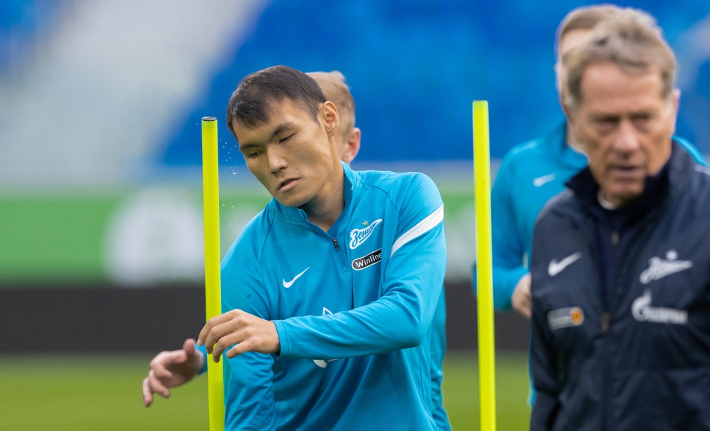 Открытая тренировка «Зенита» перед матчем с «Арсеналом»