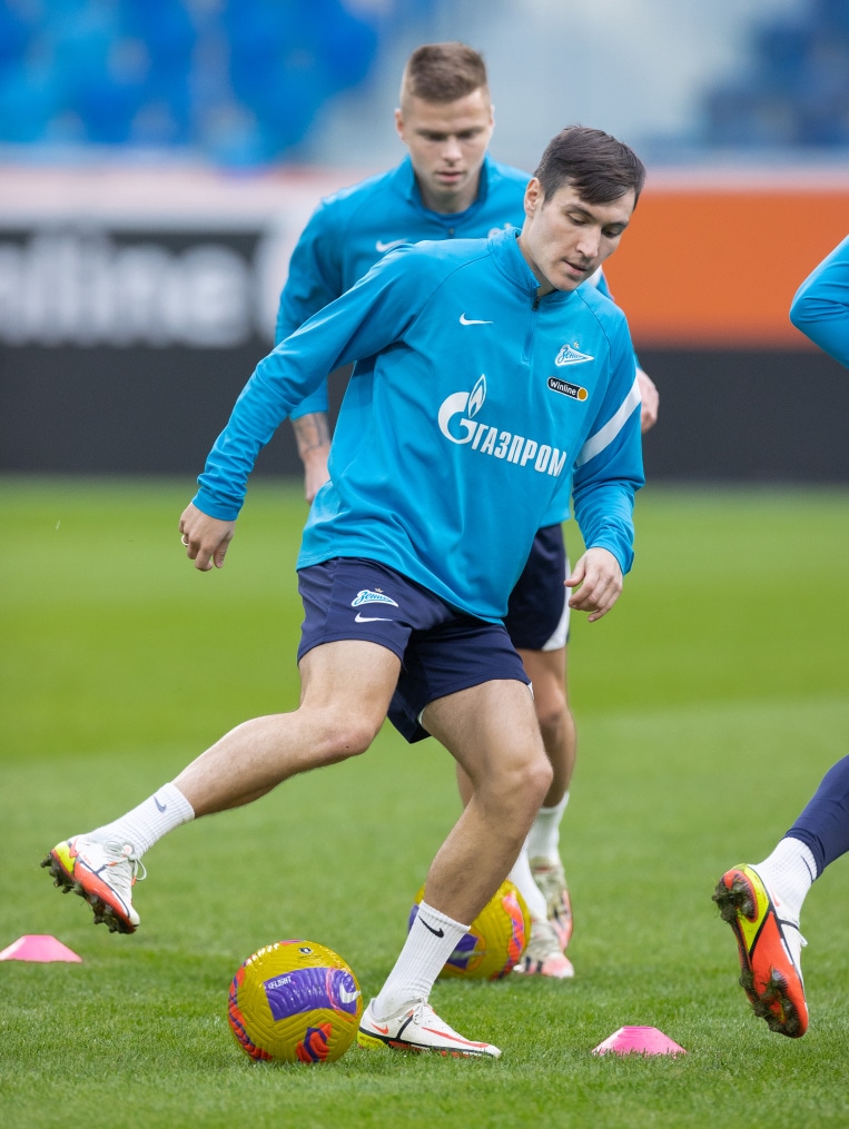 Открытая тренировка «Зенита» перед матчем с «Арсеналом»
