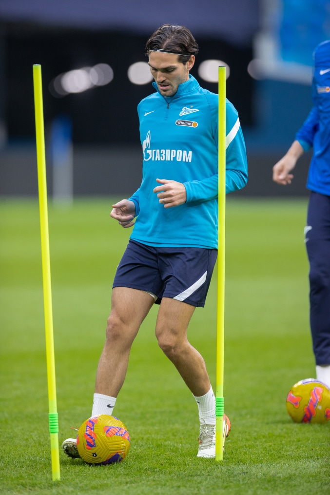 Открытая тренировка «Зенита» перед матчем с «Арсеналом»