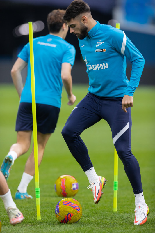 Открытая тренировка «Зенита» перед матчем с «Арсеналом»