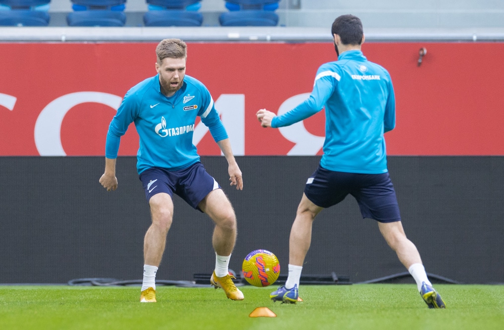 Открытая тренировка «Зенита» перед матчем с «Арсеналом»