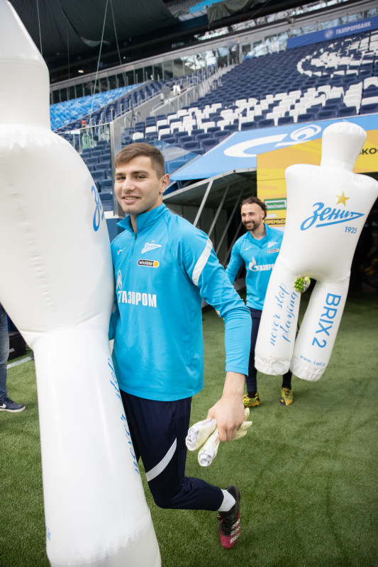 Открытая тренировка «Зенита» перед матчем с «Арсеналом»