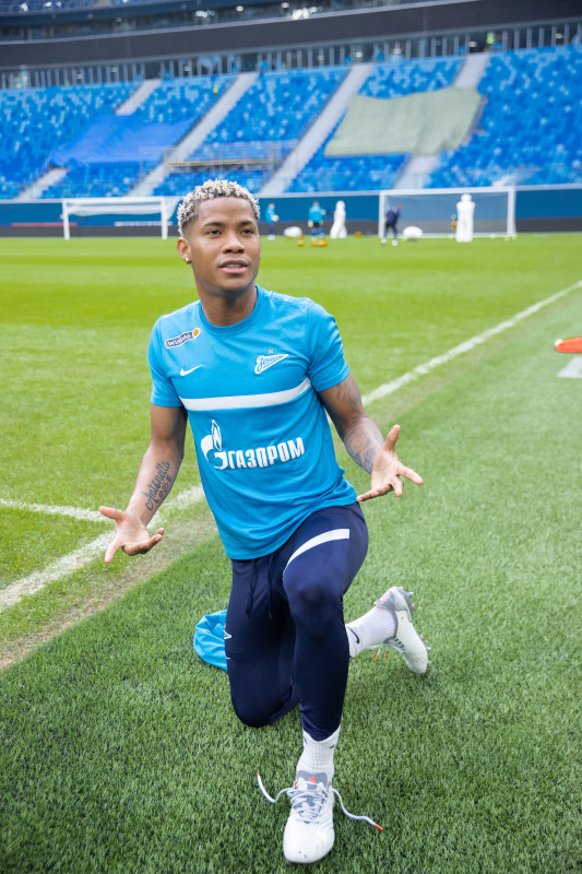 Открытая тренировка «Зенита» перед матчем с «Арсеналом»