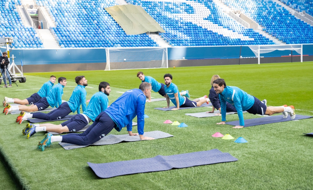 Открытая тренировка «Зенита» перед матчем с «Арсеналом»