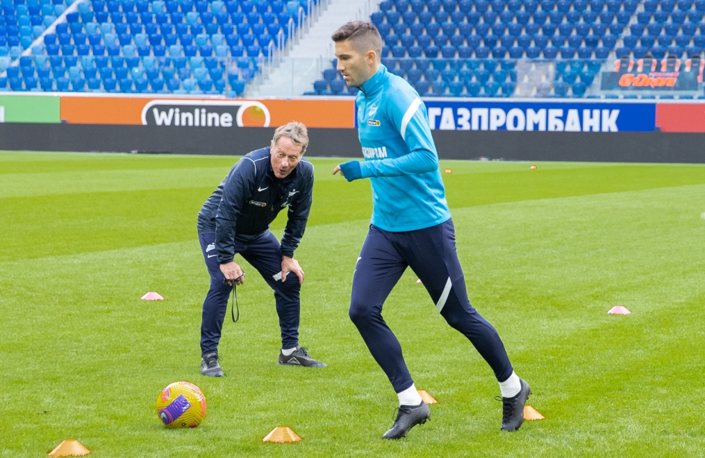 Открытая тренировка «Зенита» перед матчем с «Арсеналом»