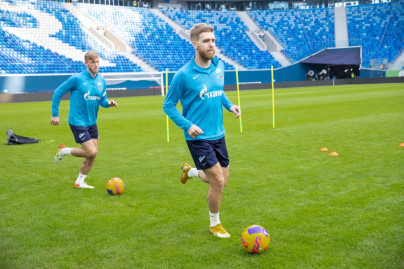 Открытая тренировка «Зенита» перед матчем с «Арсеналом»