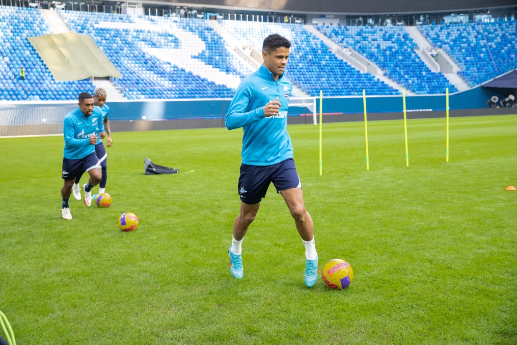 Открытая тренировка «Зенита» перед матчем с «Арсеналом»