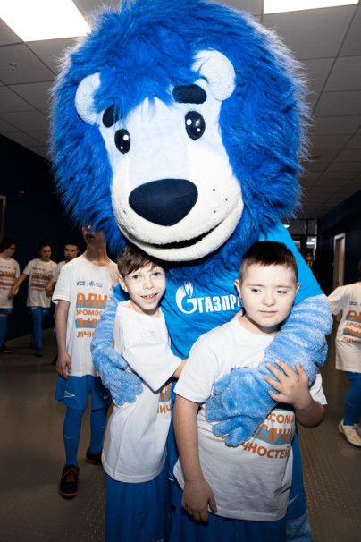 Сине-бело-голубые приняли участие в акции ко Всемирному дню людей с синдромом Дауна